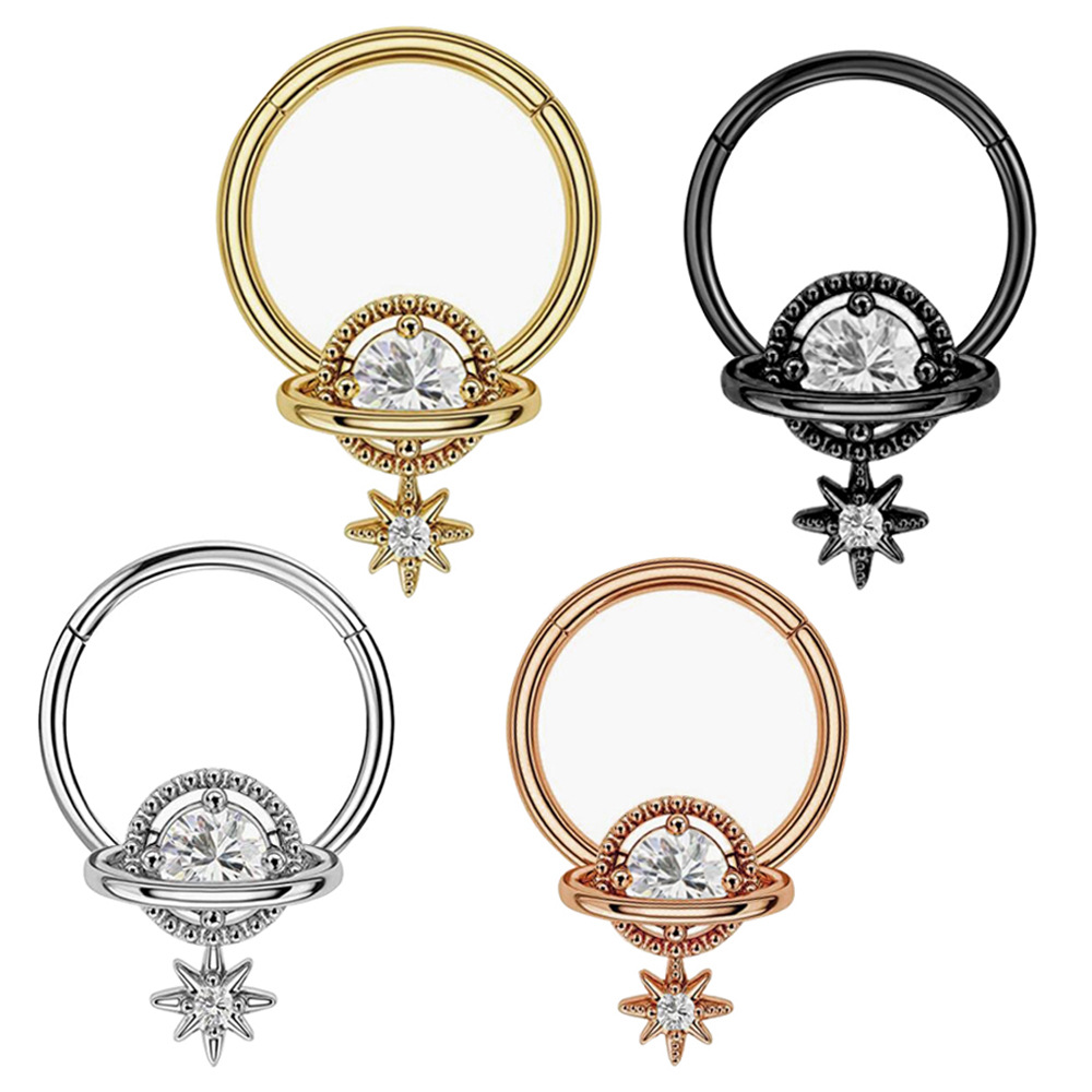 Body Jewelry Cartilage Earrings - Perhiasan Septum Rings Planet Jewelry dari