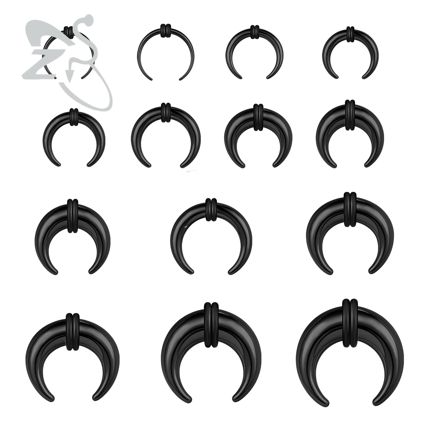 Zs Body Jewelry - ZS pemanjang hidung baja tahan karat,