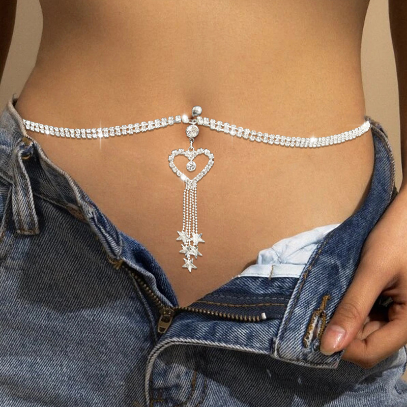 Body Jewelry Ends - Cincin tindik tubuh wanita, berkilau Boho