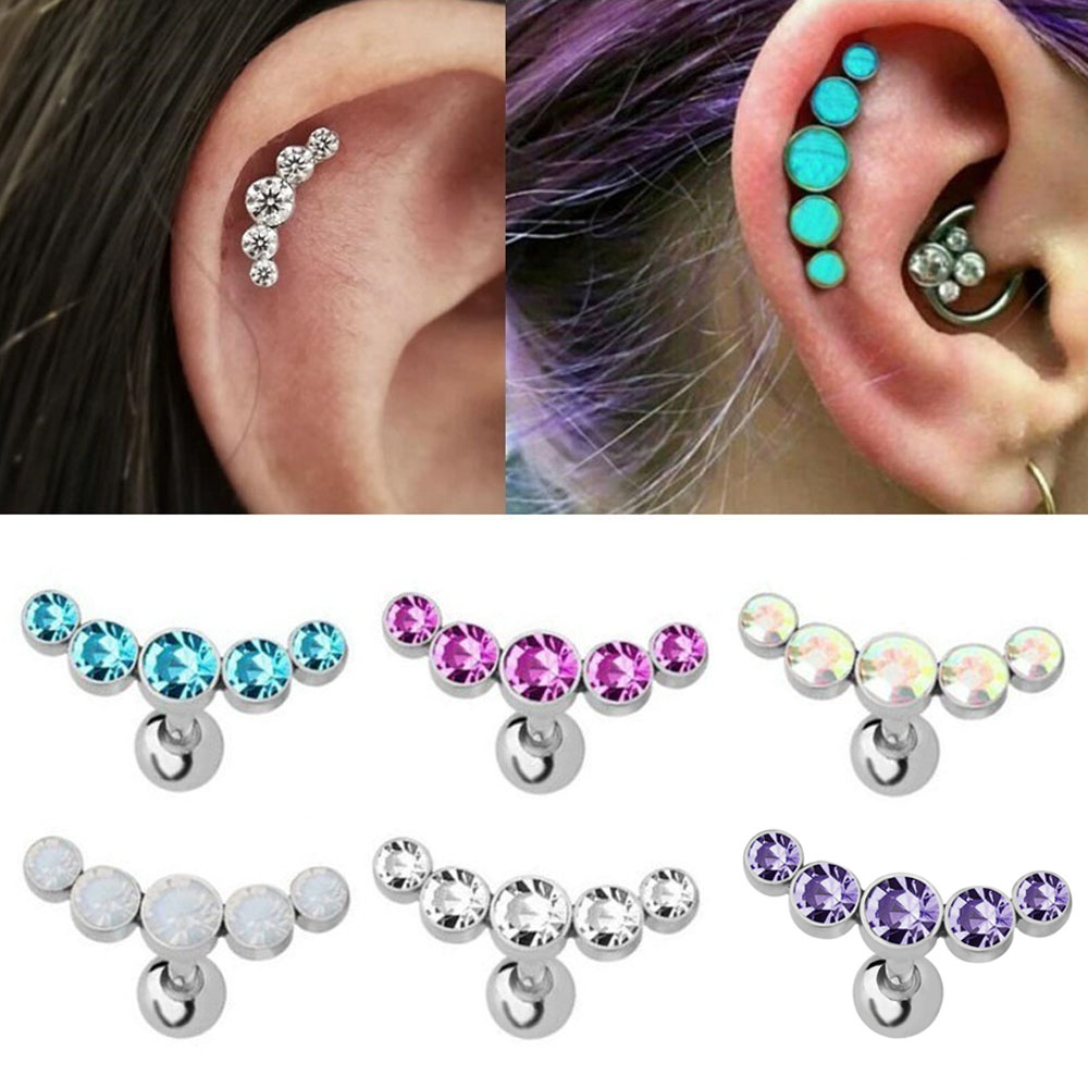 Body Jewelry Cartilage Earrings - 1Pcs Anting Tusuk Baja Tahan Karat