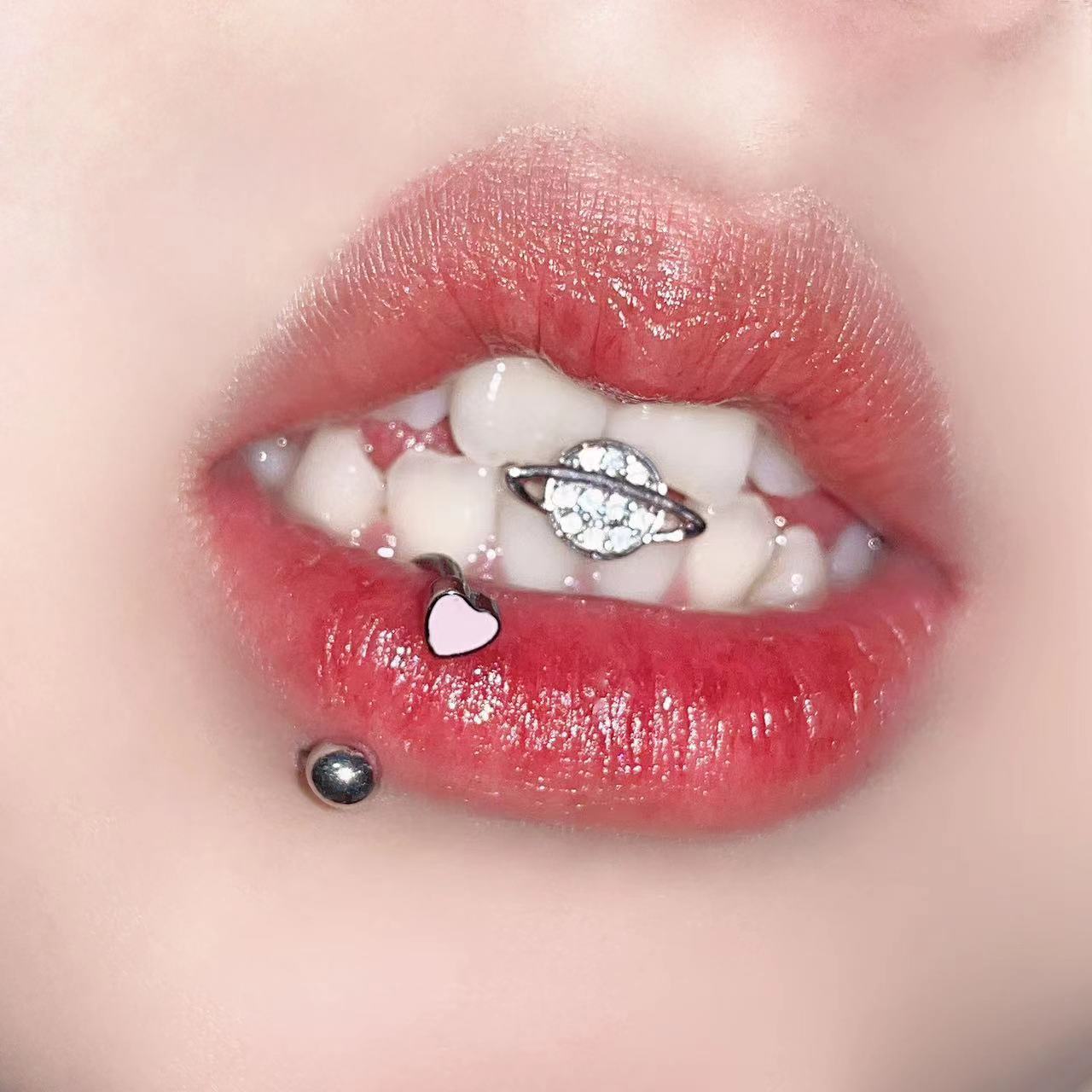 Body Jewelry Hoops - 1Pc Anting Lidah Trendy Gaya Keren