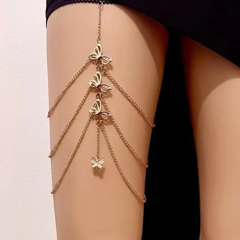 Rantai Paha Kristal Bohemian B - Body Jewelry Leg Chain ulasan dan harga