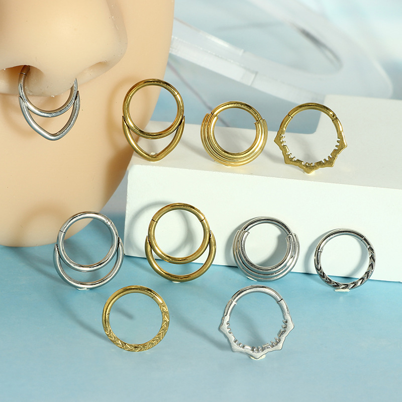 Anting Hidung Logam Cincin Hid - Body Jewelry Cartilage Earrings ulasan dan harga