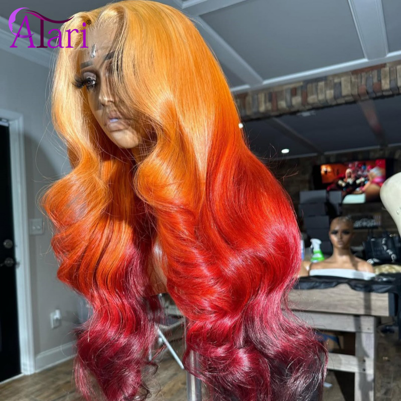 Wig depan renda 13x4 akar oran - Body Jewelry Underwear ulasan dan harga