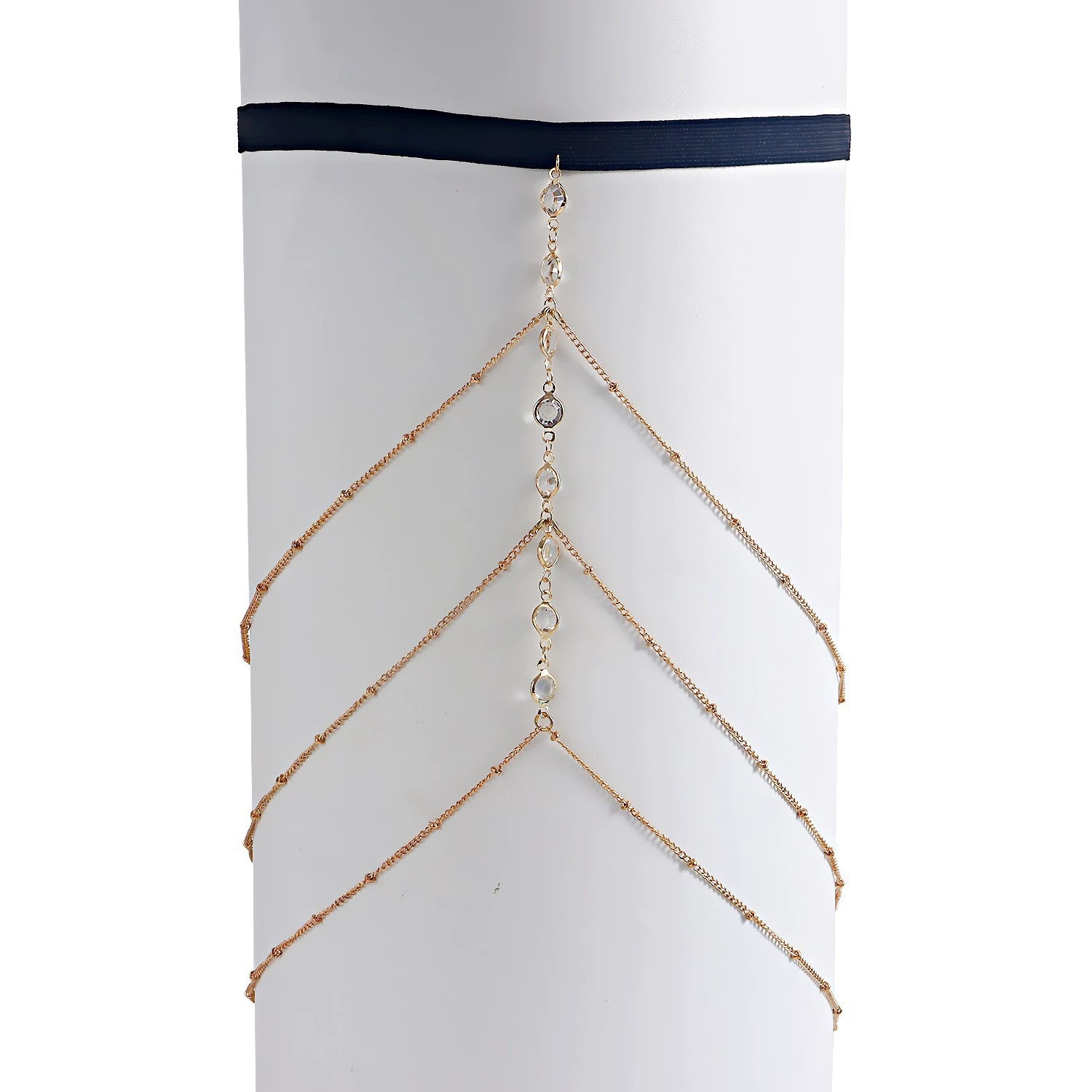 2025 Baru Wanita Bohemian Paha - Body Jewelry Leg Chain ulasan dan harga