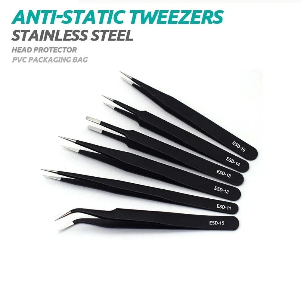 6 Buah Pinset ESD Presisi Anti - Body Jewelry Tool ulasan dan harga