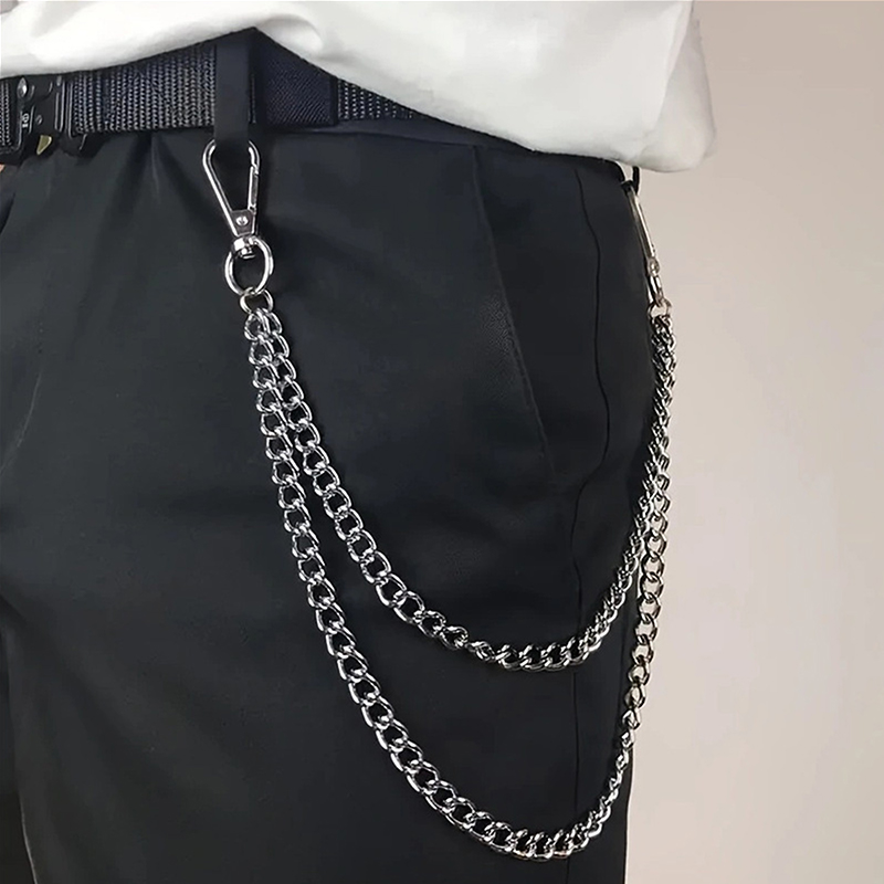 ★ ▲ Celana Panjang Punk Hip-ho - Body Jewelry Waist ulasan dan harga