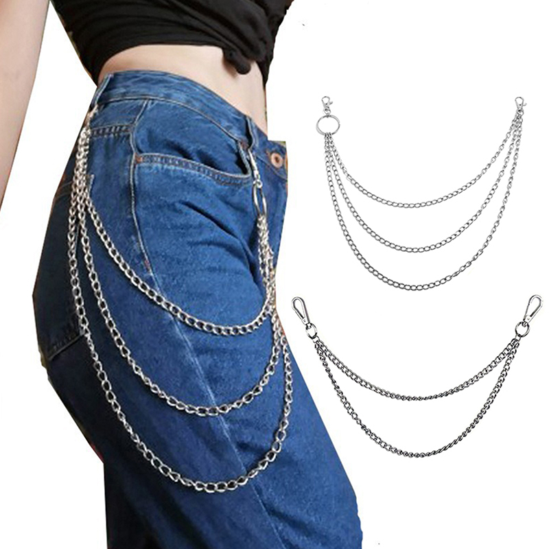 ★ ▲ Celana Panjang Punk Hip-ho - Body Jewelry Waist ulasan dan harga