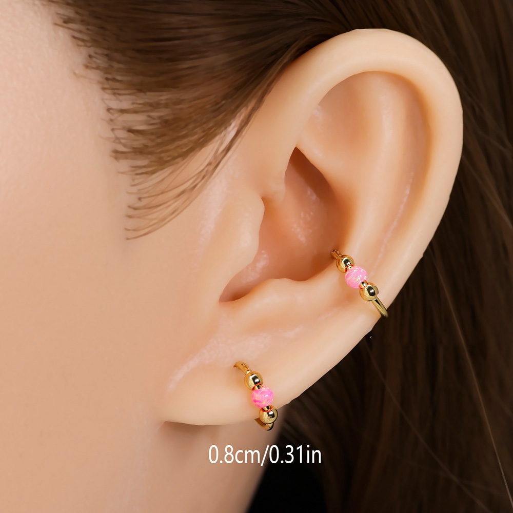 Set Cincin Hidung Opal Berkila - Body Jewelry Eu ulasan dan harga