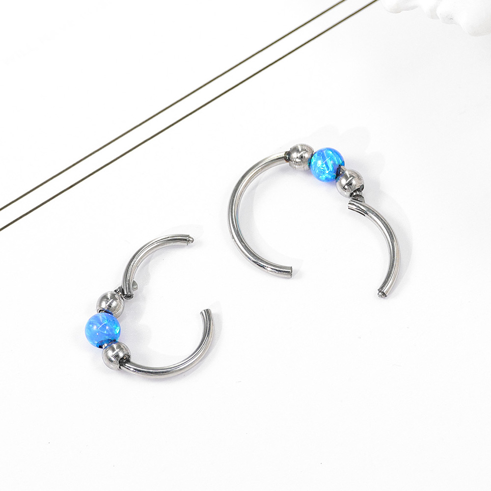 Set Cincin Hidung Opal Berkila - Body Jewelry Eu ulasan dan harga