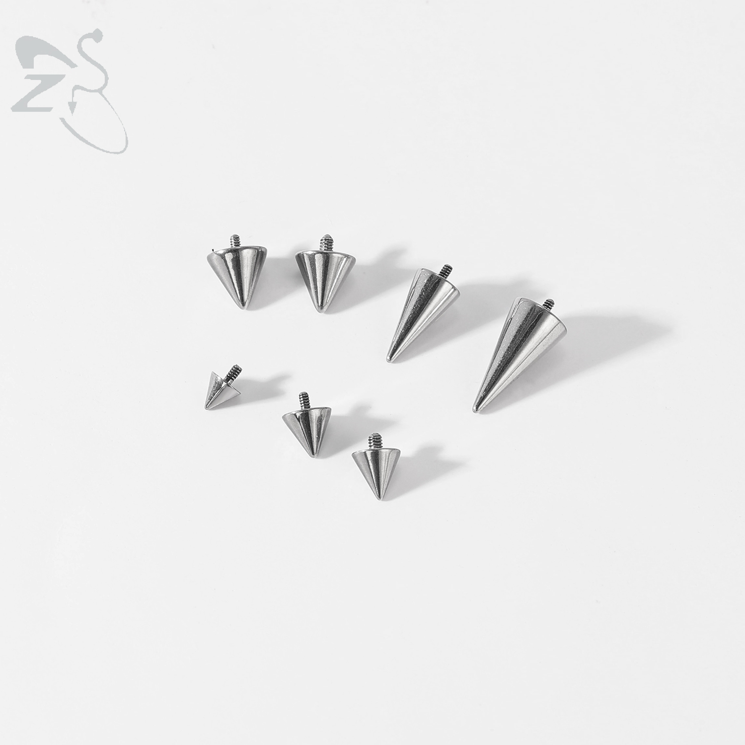 ZS 1 buah Bintang Hati Spike b - Zs Body Jewelry ulasan dan harga