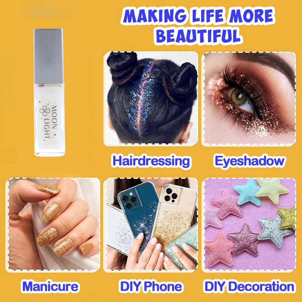 Lem Glitter Ramah Kulit 10ml P - Body Jewelry Glue ulasan dan harga