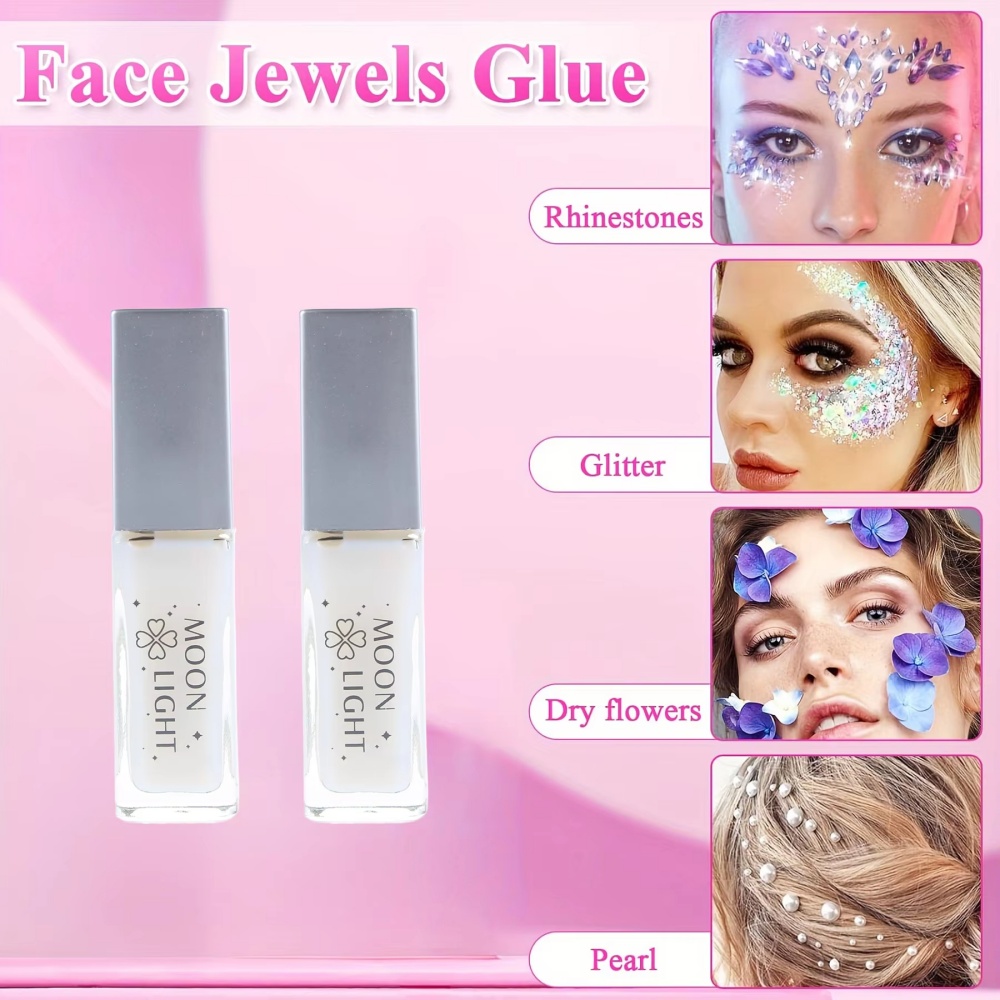 Lem Glitter Ramah Kulit 10ml P - Body Jewelry Glue ulasan dan harga