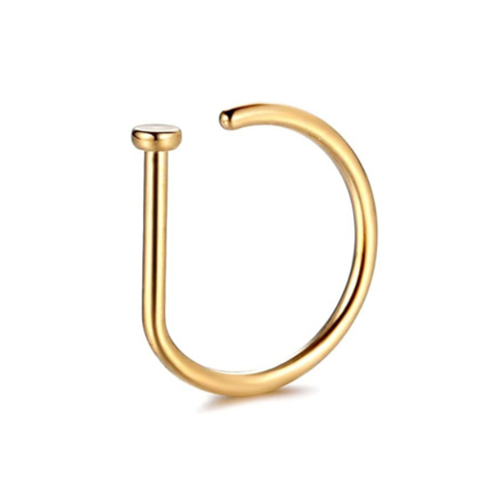 1 buah cincin hidung palsu Wan - Body Jewelry Hoops ulasan dan harga