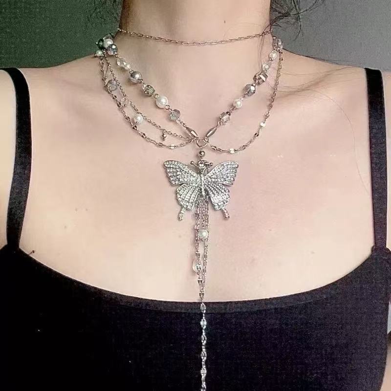 Rantai Pinggang Kupu-kupu Y2k  - Body Jewelry Waist ulasan dan harga