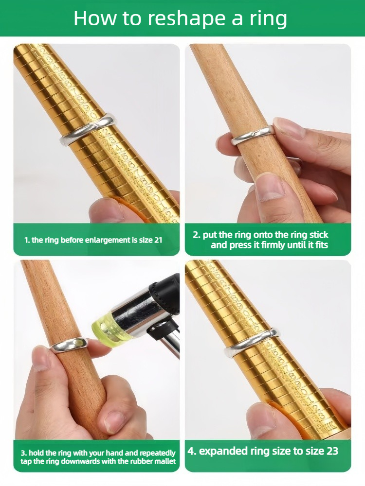 Mandrel Ukur Ukuran Cincin Kay - Body Jewelry Tool ulasan dan harga