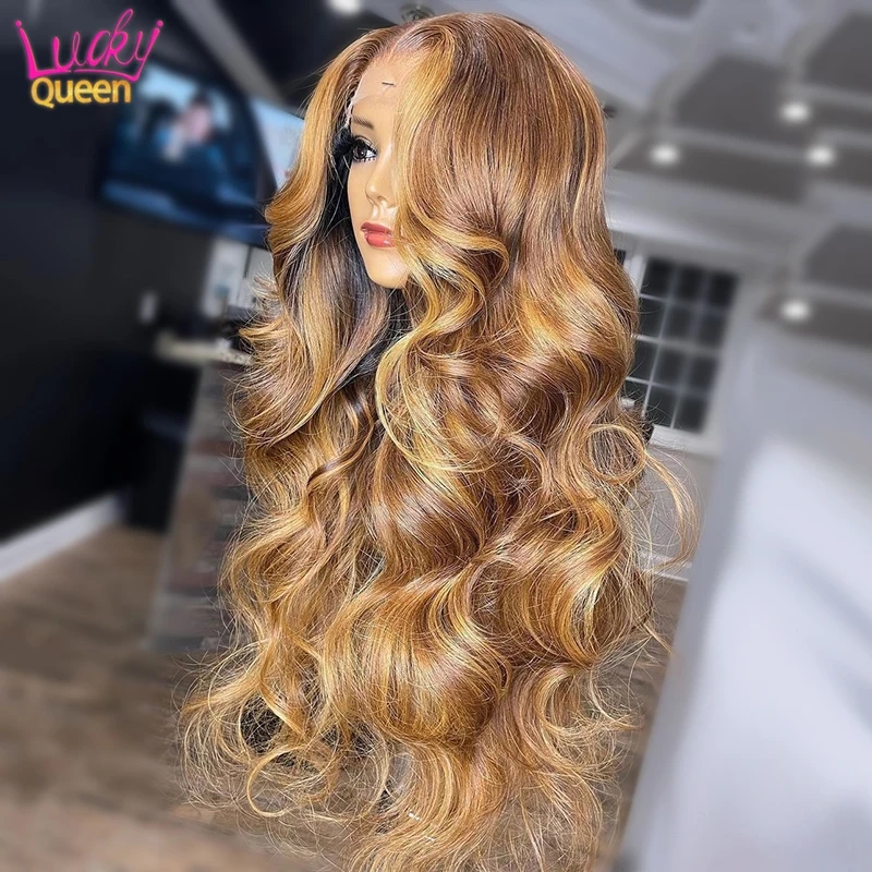 Honey Blonde Body Wave 13X4 HD - Body Jewelry Underwear ulasan dan harga