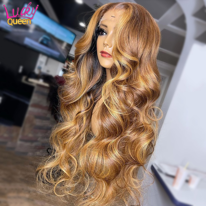 Honey Blonde Body Wave 13X4 HD - Body Jewelry Underwear ulasan dan harga