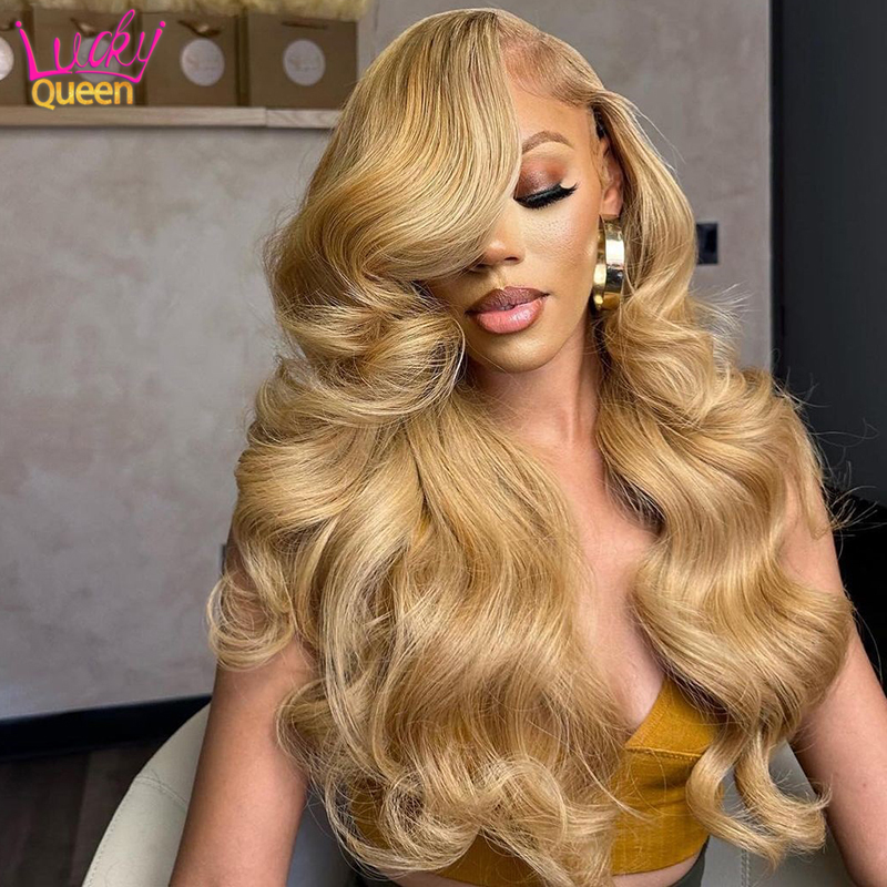 Honey Blonde Body Wave 13X4 HD - Body Jewelry Underwear ulasan dan harga