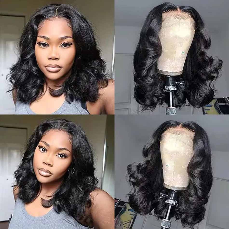 Wig Bob Pendek Rambut Asli Gel - Body Jewelry Underwear ulasan dan harga
