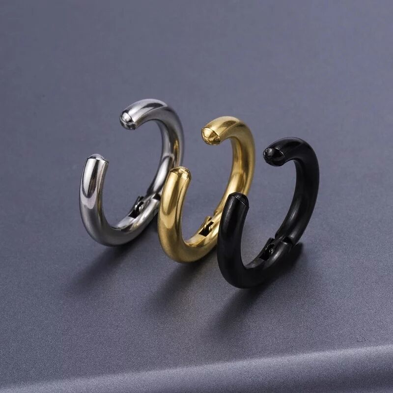 2/6 buah anting-anting Hoop Hu - Body Jewelry Cartilage Earrings ulasan dan harga