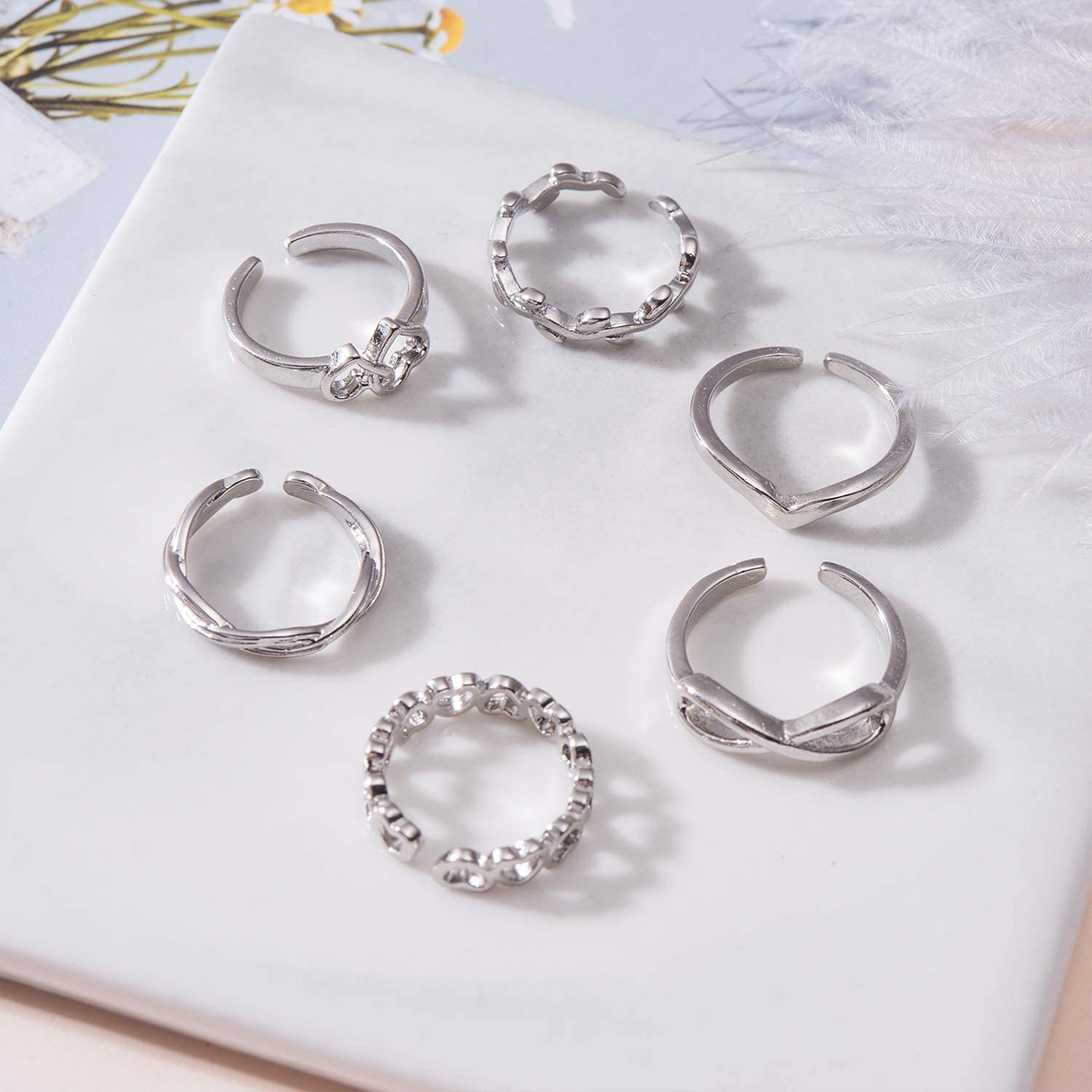10/12 Buah Cincin Jari Kaki un - Body Jewelry Hoops ulasan dan harga
