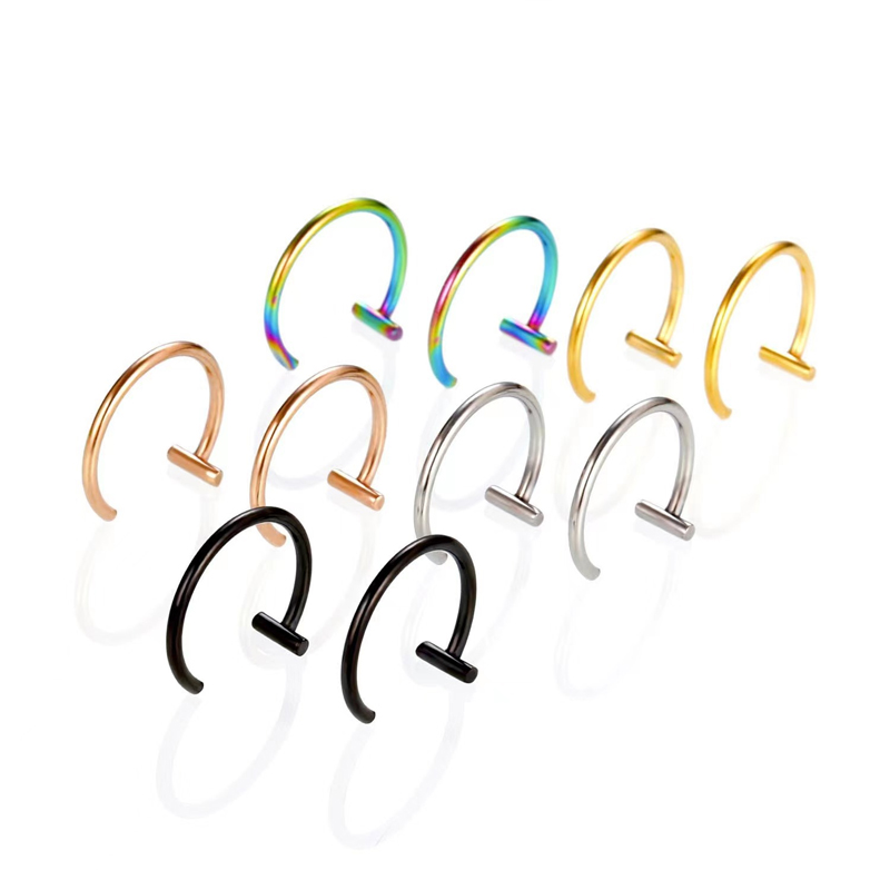 Anting-anting setengah lingkar - Body Jewelry Cartilage Earrings ulasan dan harga