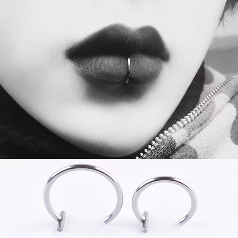 Anting-anting setengah lingkar - Body Jewelry Cartilage Earrings ulasan dan harga