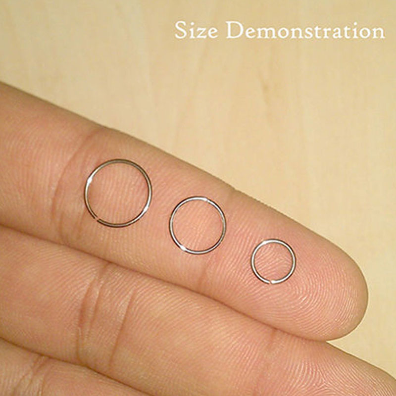 925 Perak Cincin Hidung Bibir  - Body Jewelry Cartilage Earrings ulasan dan harga