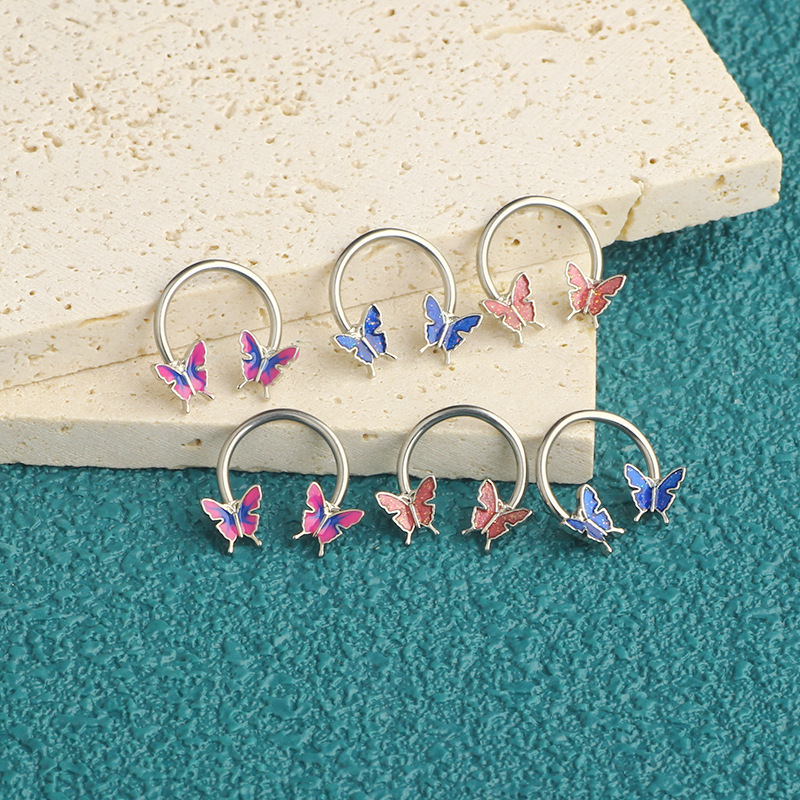 Cincin Septum 16G, Perhiasan T - Body Jewelry Cartilage Earrings ulasan dan harga