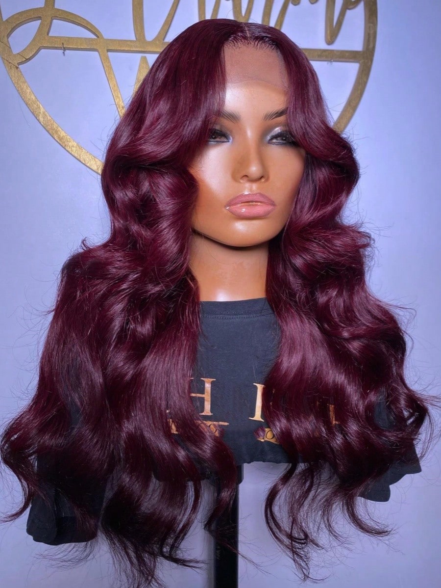 Wig Rambut Asli 34 Inch 200% 9 - Body Jewelry Underwear ulasan dan harga