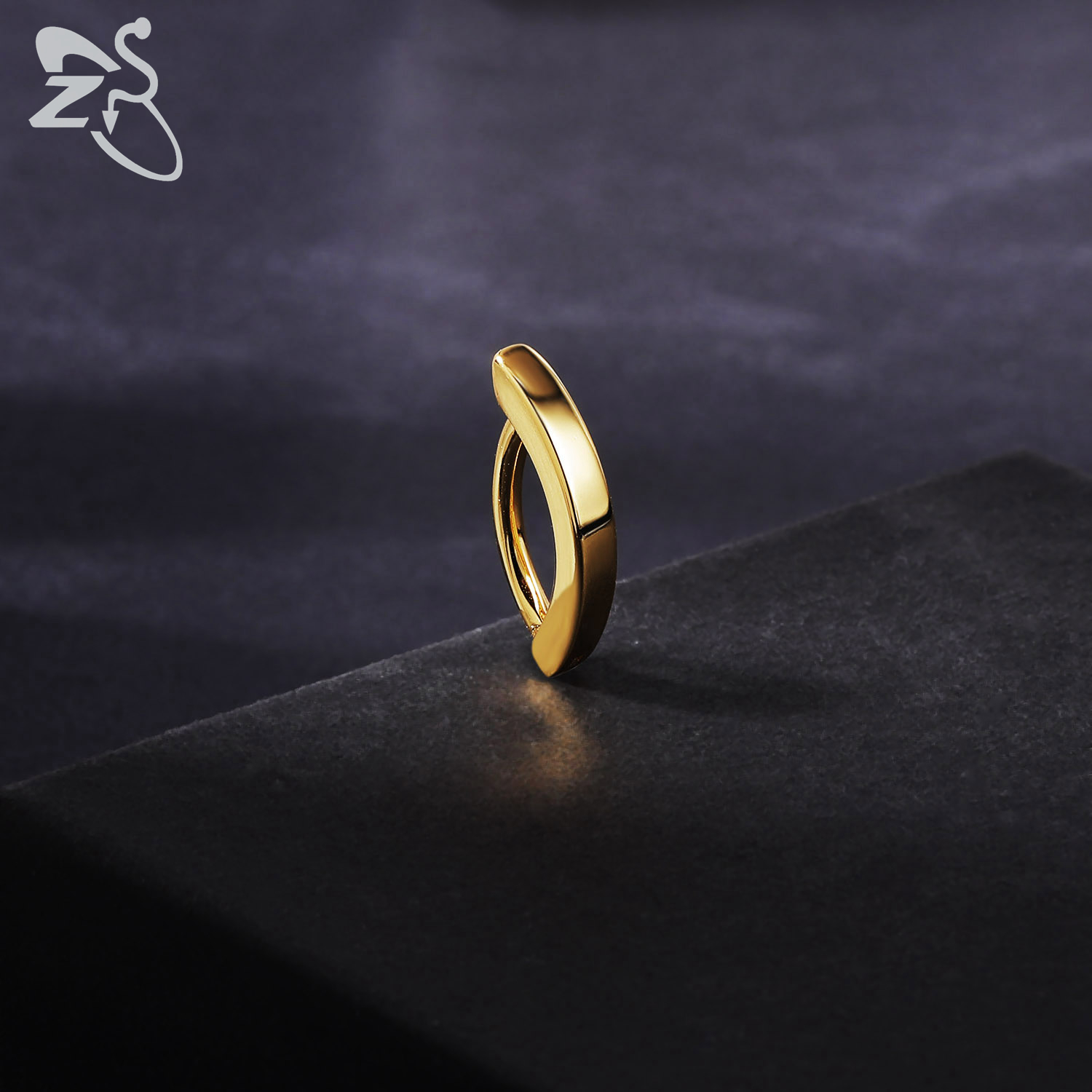 ZS 1 Buah Warna Emas 14K 925 T - Zs Body Jewelry ulasan dan harga