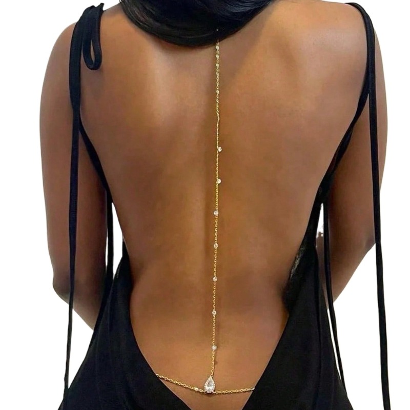 Kalung Pinggang Perut Rantai T - Body Jewelry Ends ulasan dan harga