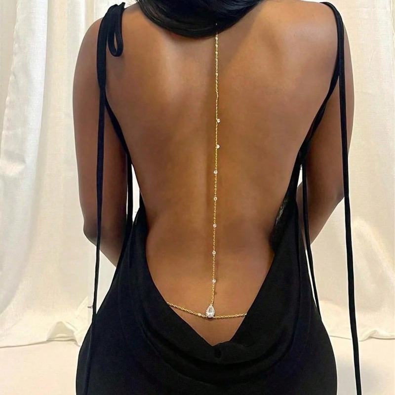 Kalung Pinggang Perut Rantai T - Body Jewelry Ends ulasan dan harga